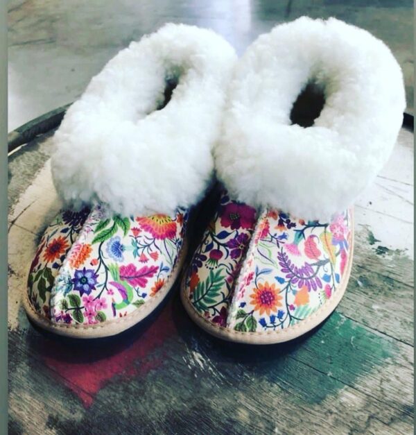 Spring-Time Merino Full-Upper Slipper